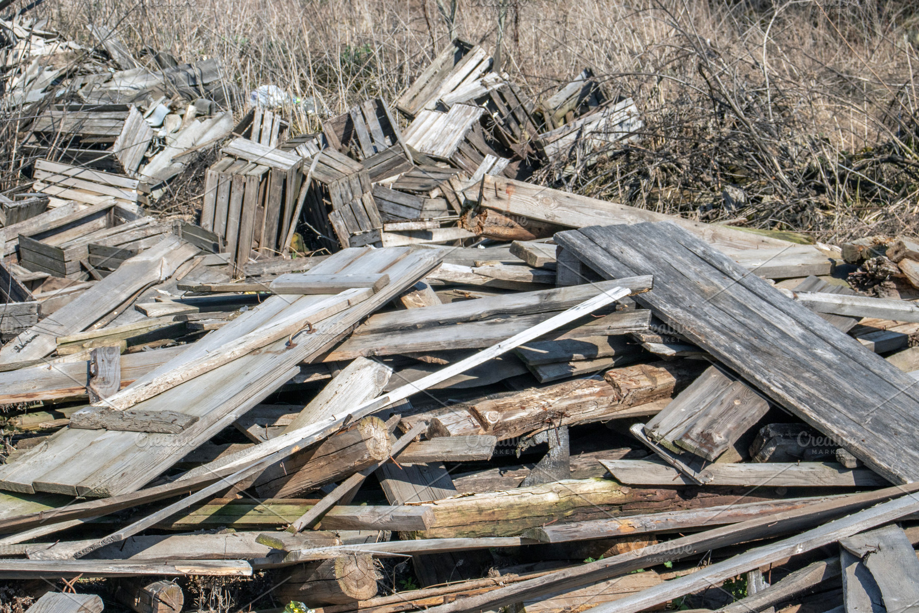 The remains of a wooden house, an Architecture Photo by Schreibikus