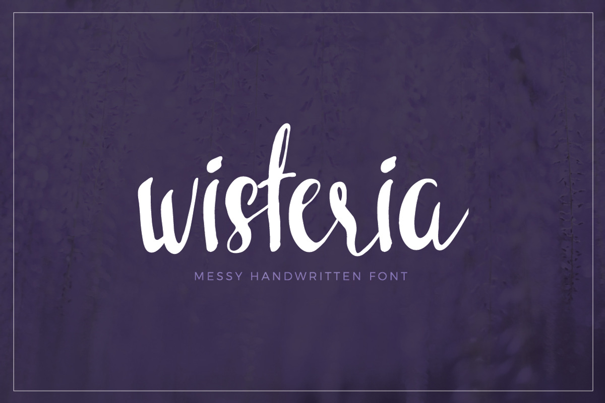 Wisteria Handwritten Font