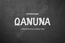 Qanuna - Luxury Serif Typeface