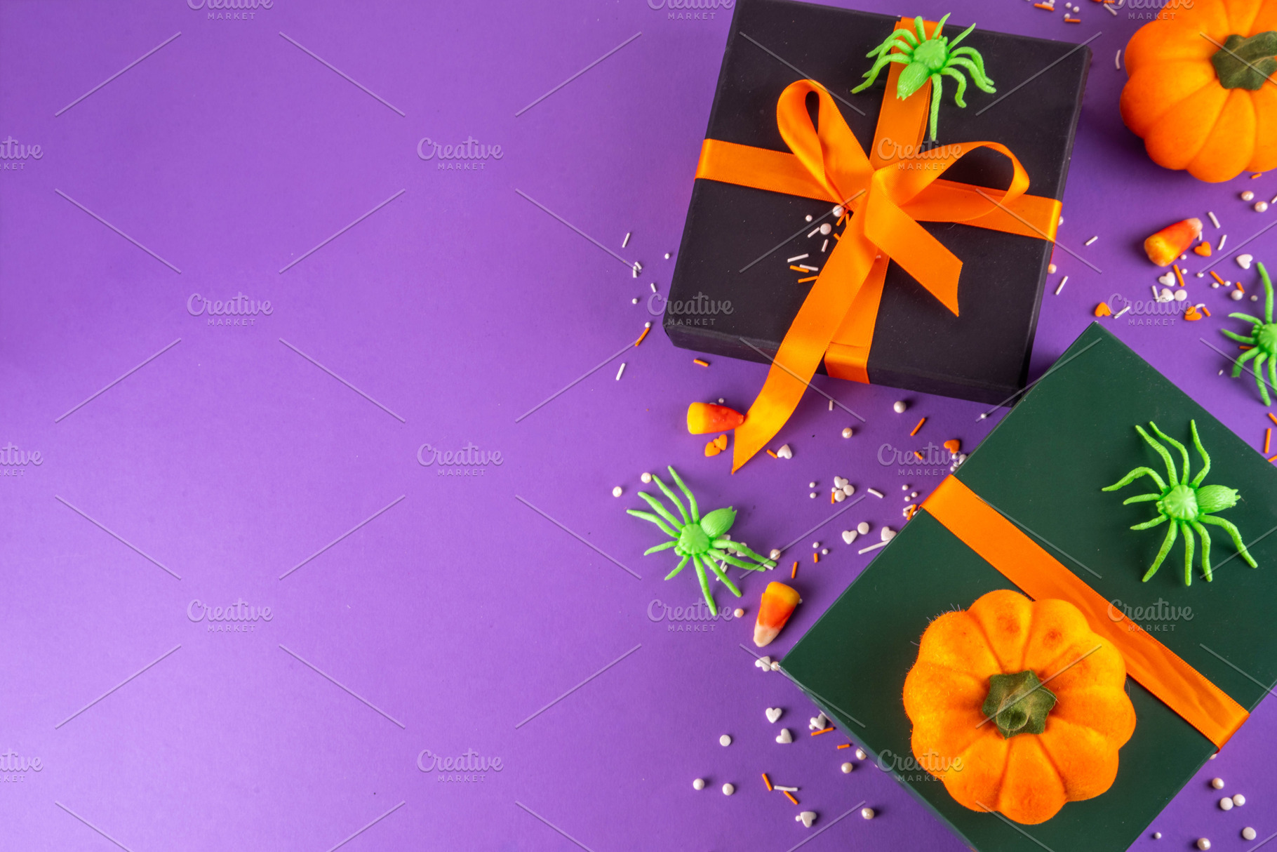 High colored bright Halloween greeting card background, Hallowee, a Holiday Photo by Rimma