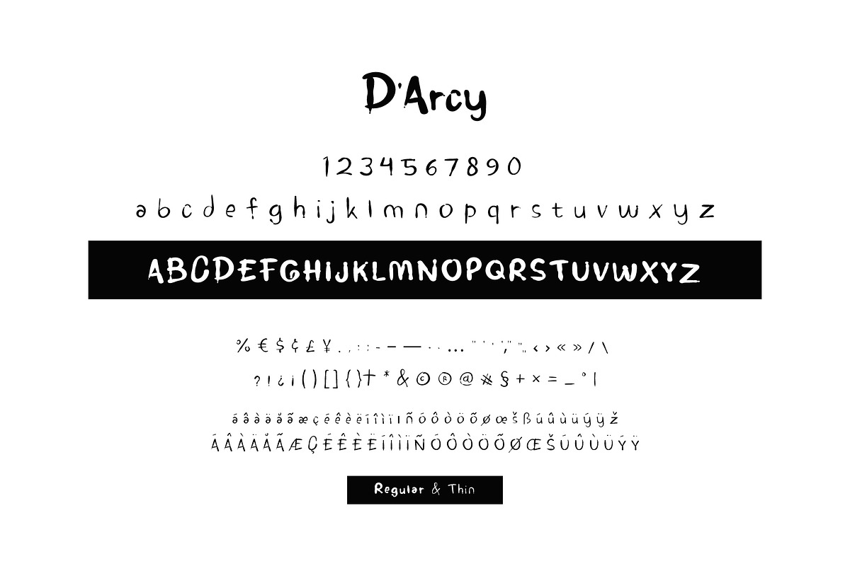 D'arcy Typeface, a Font by Phoenix Dungeon (Photo 9 of 9)