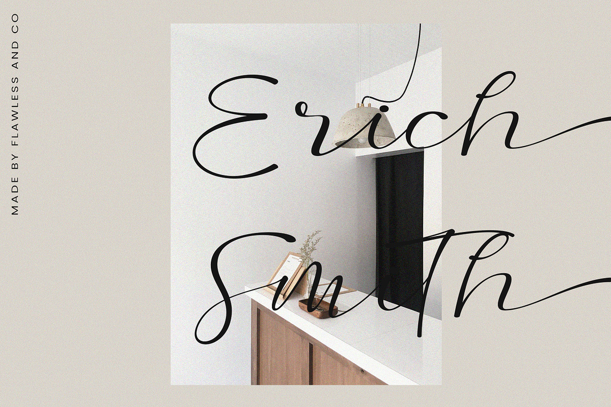 Moura - Modern Script, a Script Font by Flawless And Co (Photo 4 of 16)
