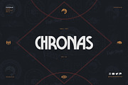 Chronas, a Sans Serif Font by Eagle & Bison Design Co. (Thumbnail 1 of 4)