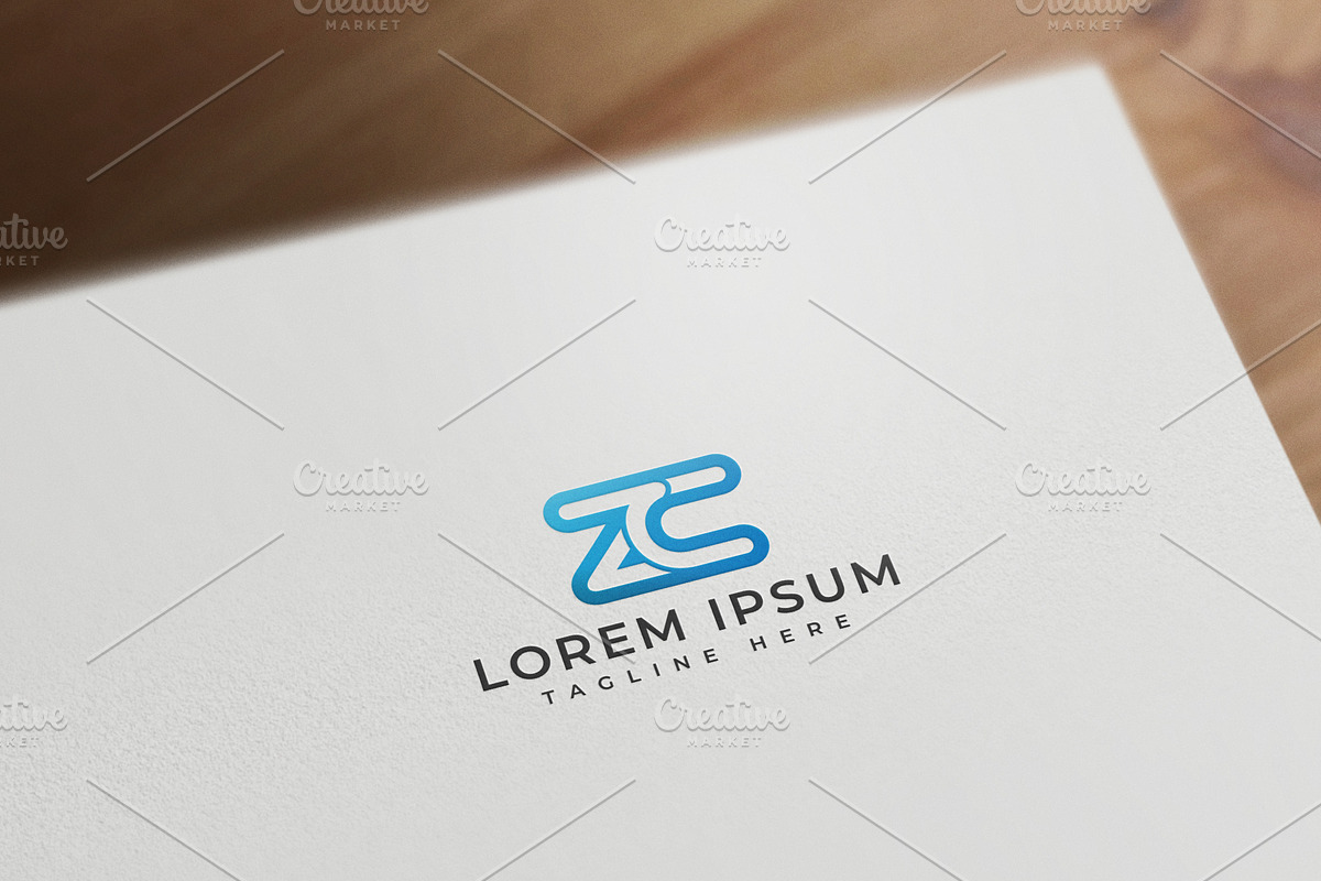 ZC letter logo, a Branding & Logo Template by vectplus (Photo 2 of 2)