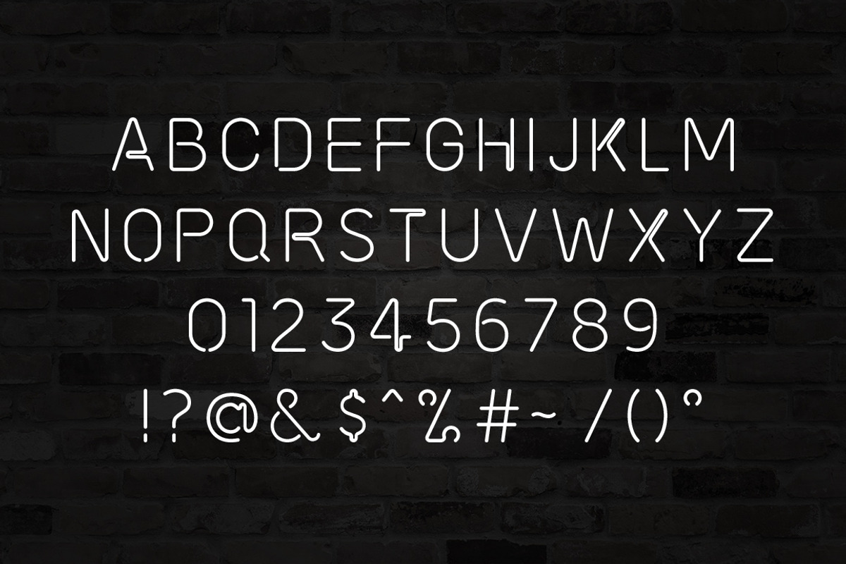 Neon Font & Sign Collection preview 3