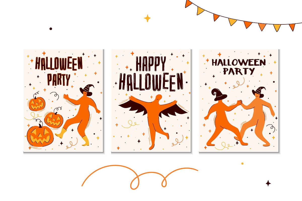 Playful Halloween Illustrations, an Object Graphic by Zim Varezhkin (Photo 5 of 11)
