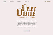 Fountencil - Blackletter Stencil, a Blackletter Font by Letterhend Studio (Thumbnail 5 of 9)