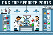 Science Laboratory Set, an Education Illustration by Agor2012 shop (Thumbnail 4 of 6)