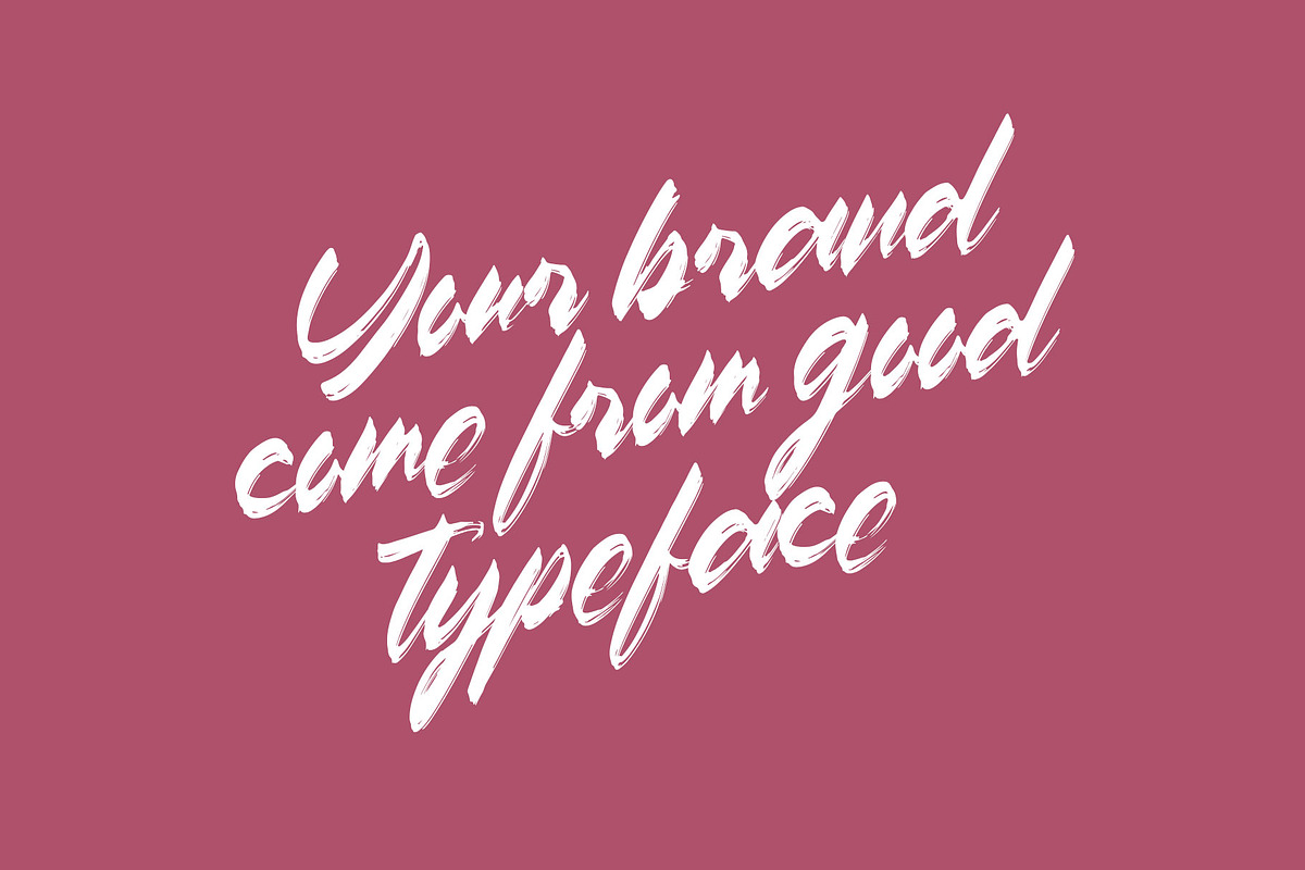Pink Culture Modern Brush Font, a Script Font by RantautypeStudio (Photo 2 of 13)