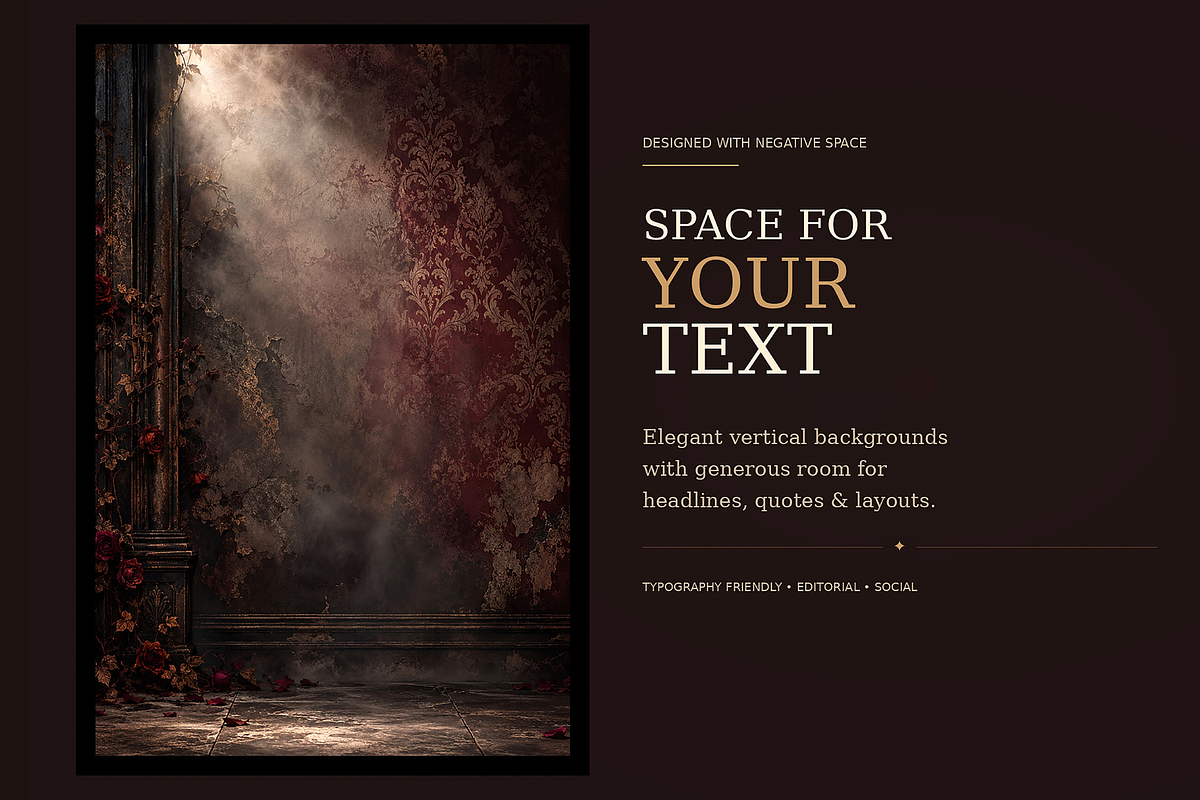 Vintage Gothic Haunted Backgrounds, a Background Graphic by MarisoArt (Photo 3 of 5)