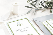 Grandmillenial Botanic Blue & Green, a Decorative Illustration by Essem Creatives (Thumbnail 7 of 7)