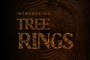 Tree Rings Font
