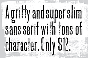 Gothic Extra Extra Compressed, a Sans Serif Font by Doug Best Foundry (Thumbnail 3 of 4)
