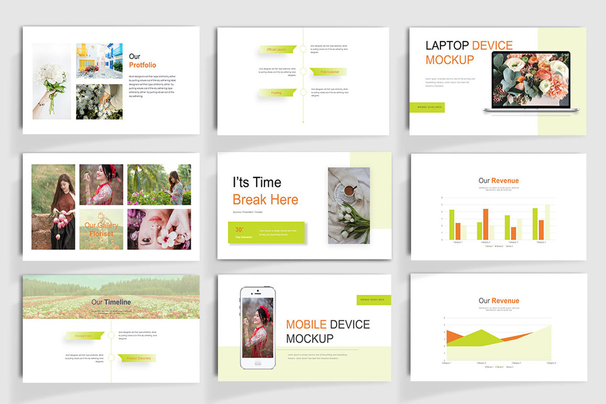 Floriset Powerpoint Template, a Presentation Template by yanindesign (Photo 5 of 6)