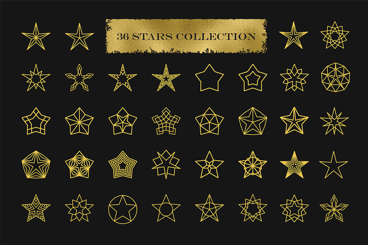 Gold Glitter Patterns, a Pattern Graphic by Amovitania (Photo 9 of 9)