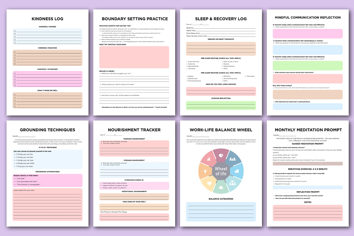 2026 Mindful Nurses Planner preview 4