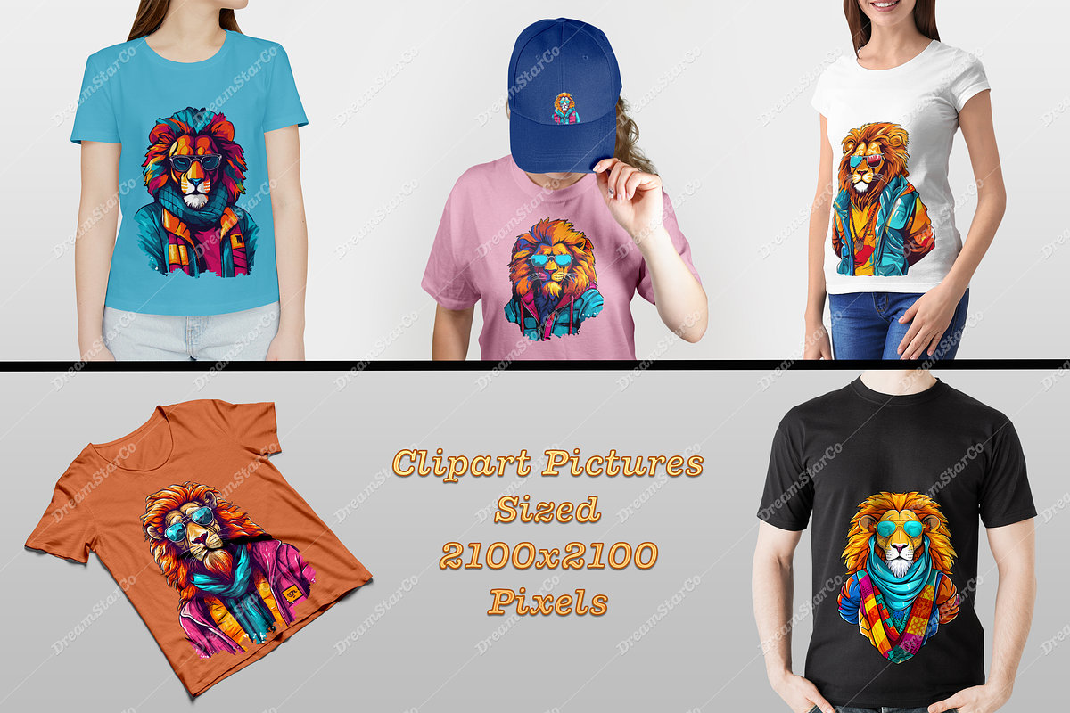 fashion lion king, an Object Graphic by DreamerStarCo (Photo 5 of 5)