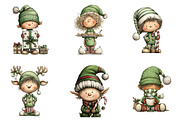 Quirky Christmas Elf Clipart, a Graphic by CitraGraphics (Thumbnail 3 of 4)