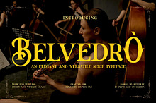 Belvedrò – Versatile Vintage Serif