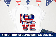 4th of July Sublimation PNG Bundle, an Illustration by Fokira (Thumbnail 9 of 16)