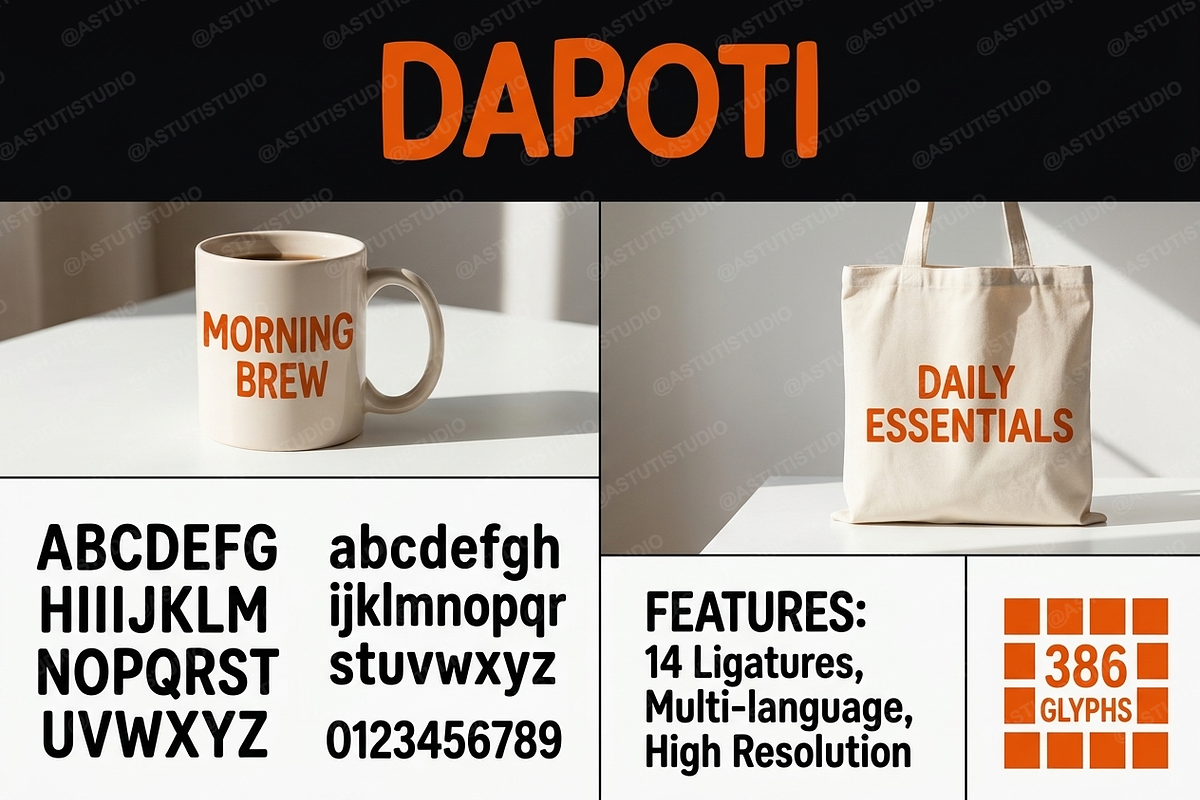 Dapoti - Modern Elegant Serif Ty, a Serif Font by Astuti Studio (Photo 18 of 25)