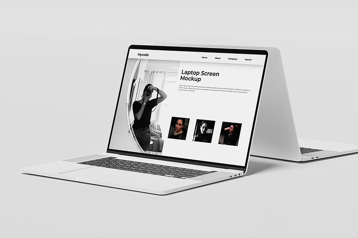Laptop Mockup vol 2, a Mac Mockup by mahhyud (Photo 4 of 5)