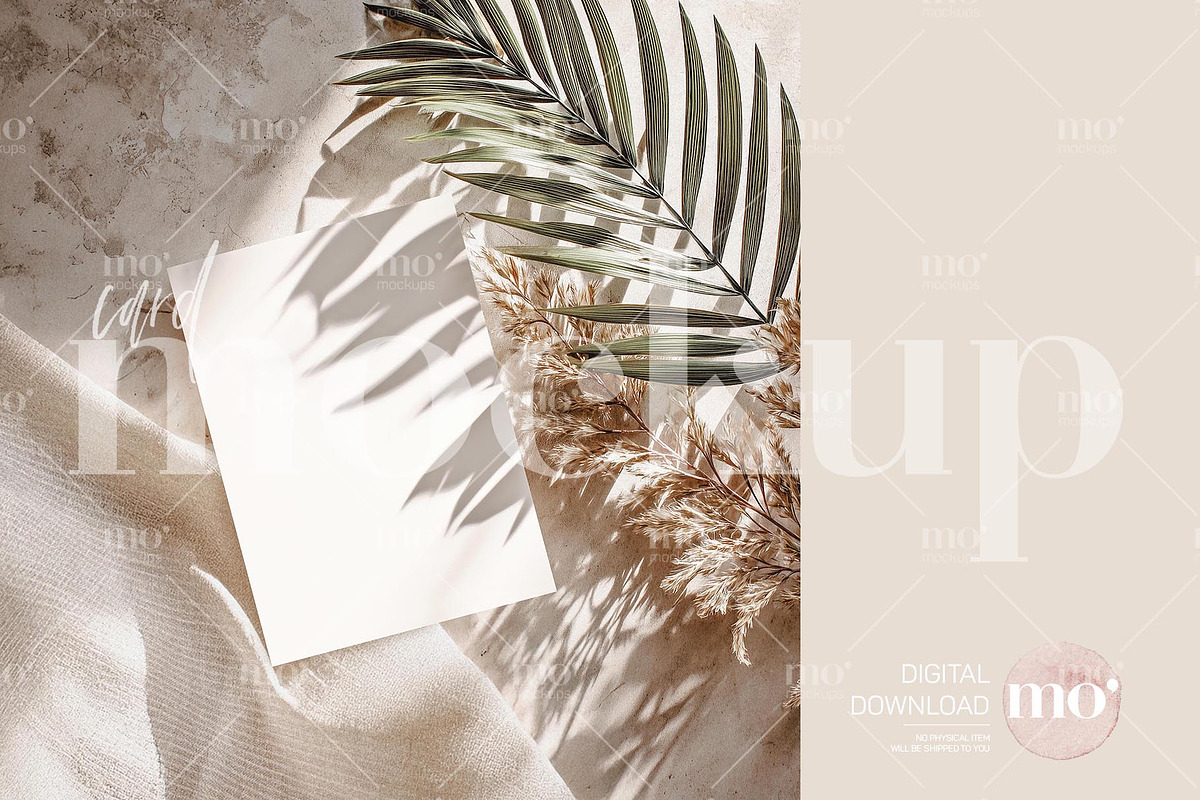 Wedding invitation mockup, a Product Mockup by MoMockups (Photo 5 of 5)