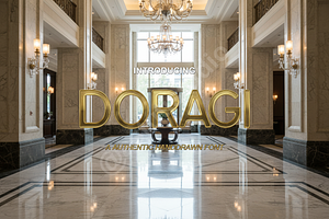 Doragi: The Refined Display Font for, a Font by Astuti Studio