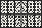 Vector seamless monochrome patterns, a Pattern Graphic by ExpressShop (Thumbnail 1 of 10)