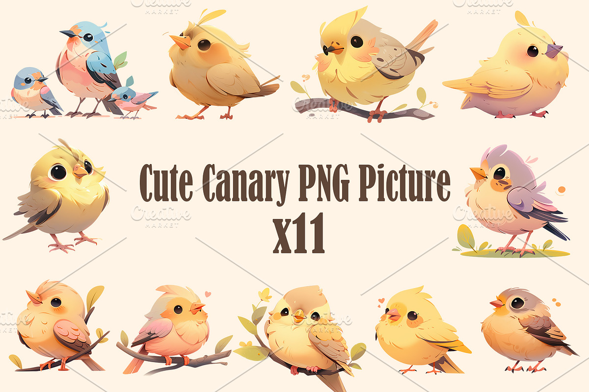 Cute animal collection 400 PNG, an Animal Illustration by DesignFolioHub (Photo 2 of 34)
