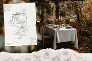 Vintage cottagecore line collection, a Decorative Illustration by 60secondsArt (Thumbnail 4 of 11)