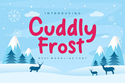 Cuddly Frost Modern Monoline Font, a Handwritten Font by alanwarstd (Thumbnail 1 of 6)