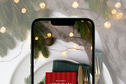 5x7 Christmas Menu Card Mockup, an Advertising Mockup by Serenefeeling (Thumbnail 6 of 7)