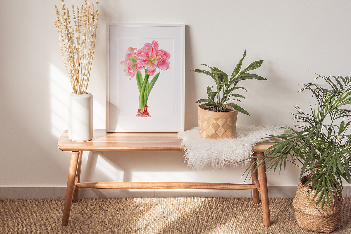 Botanical art - amarillis flowers, an Object Graphic by ViktoriArt (Photo 13 of 14)