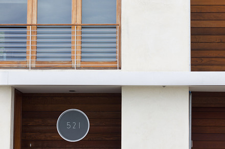 Front door stock photo containing exterior and contemporary