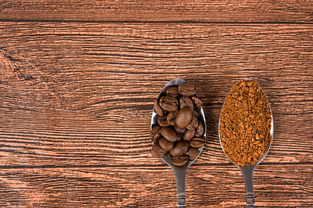 Background with assorted coffee, cof, a Food & Drink Photo by AlexBush
