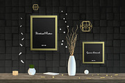 Frames Mockups - Customizable Scene, a Print Template by Aedon Design (Thumbnail 3 of 9)