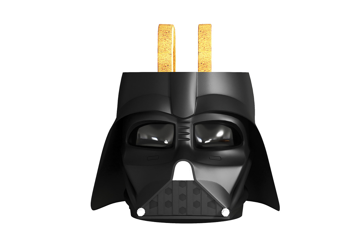3d Toaster Star Wars Darth Vader, an Object 3D Model by Archidizer (Photo 4 of 9)