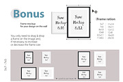 KIDS WALL & FRAMES Mockup Bundle - 2, a Print Template by Yuri-U (Thumbnail 3 of 43)