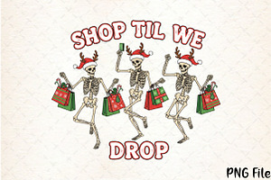 Black Friday Skeletons PNG, a Seasonal Illustration by Layerology
