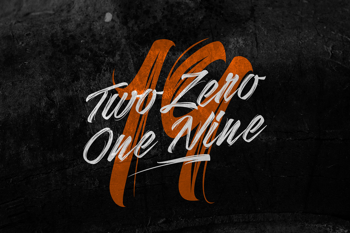 Destroit | Hand Brush Texture, a Script Font by Muntab_Art (Photo 10 of 10)