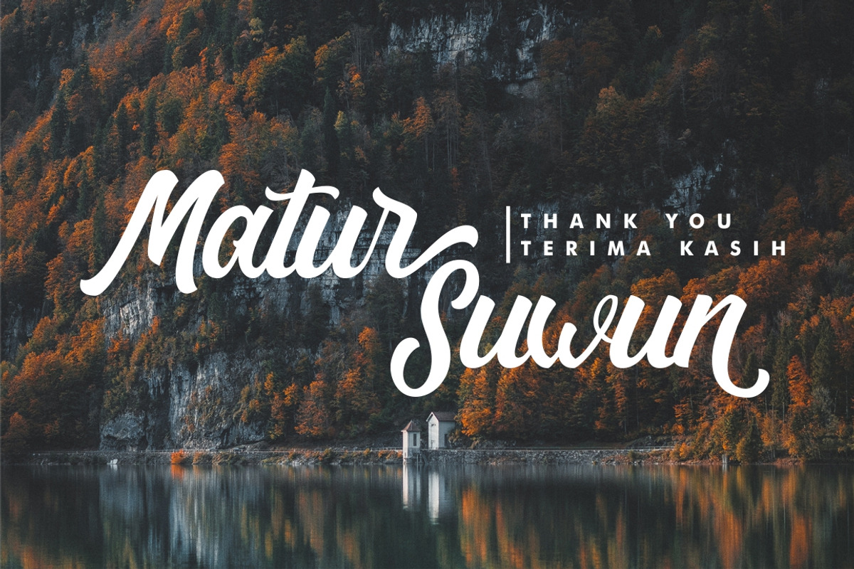 Matane Typeface + Swash, a Script Font by YdhraStudio (Photo 9 of 9)