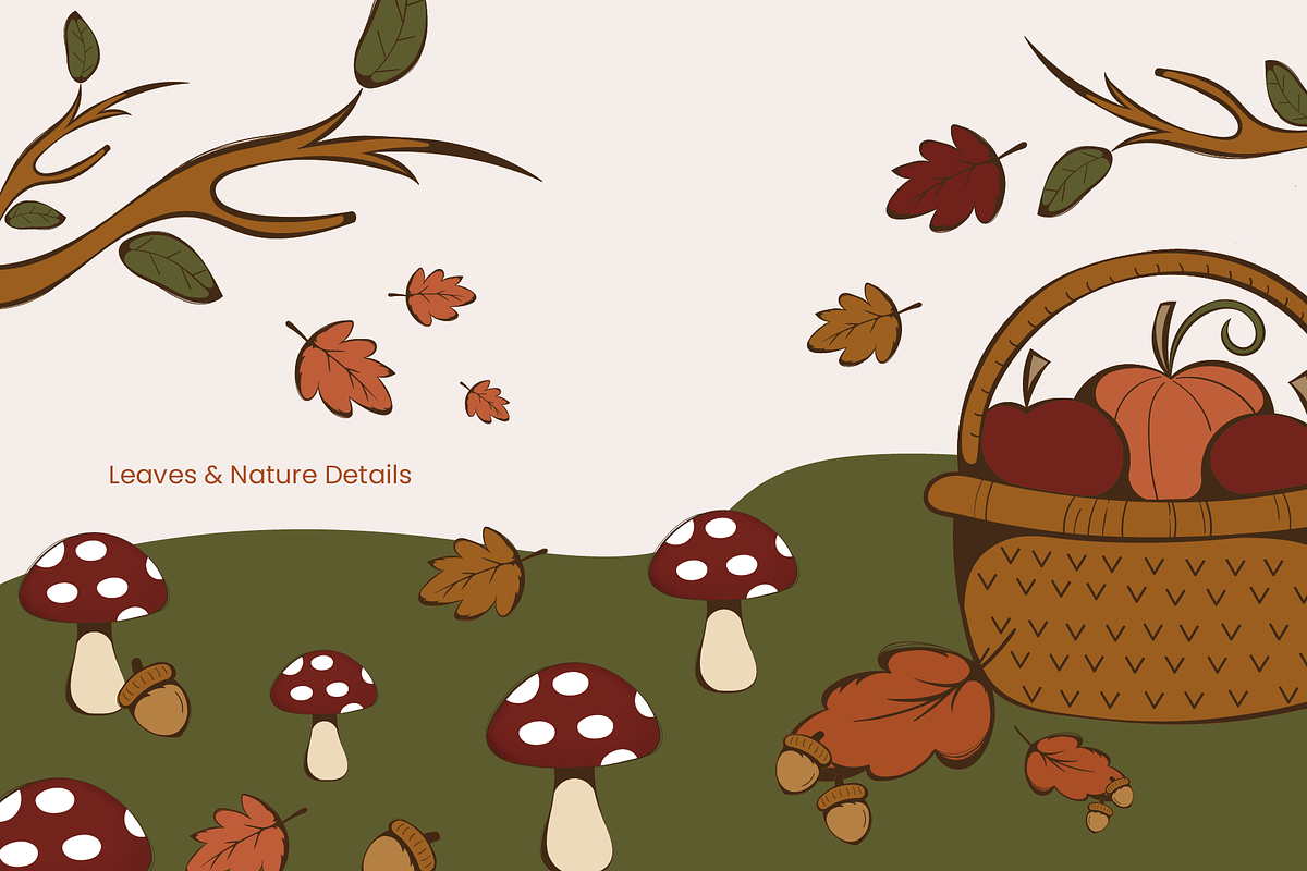 Cozy Cottagecore Fall Illustration, a Seasonal Illustration by Invisual Studio (Photo 2 of 10)