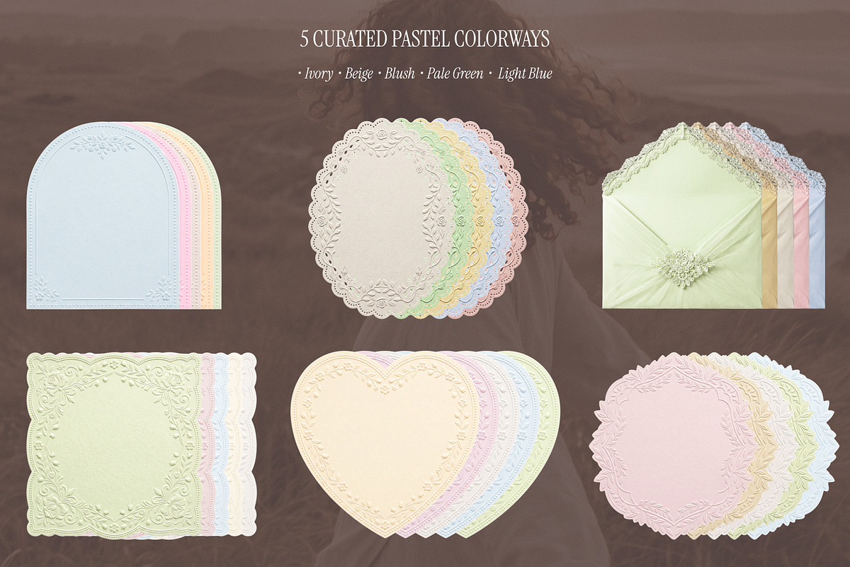 The Embossed Paper Collection, an Object Graphic by OliaMuseDesign (Photo 4 of 10)