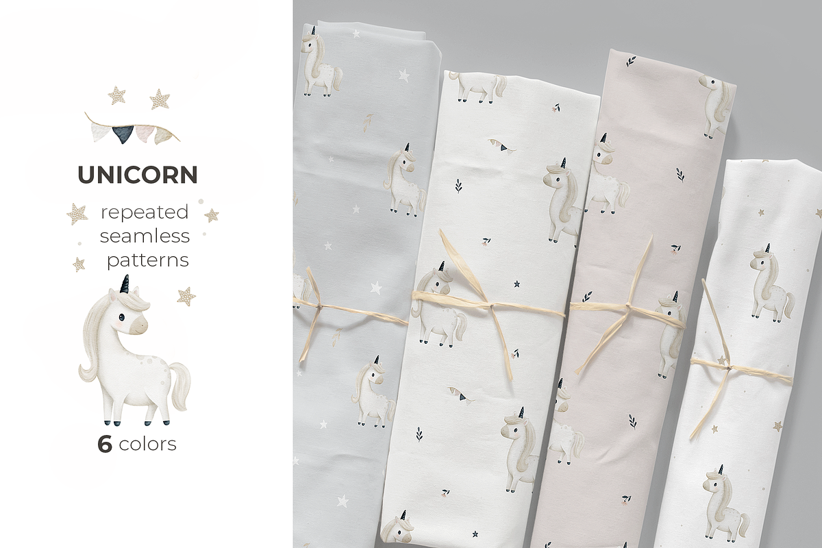 UNICORN, a Pattern Graphic by tetiartline (Photo 1 of 9)
