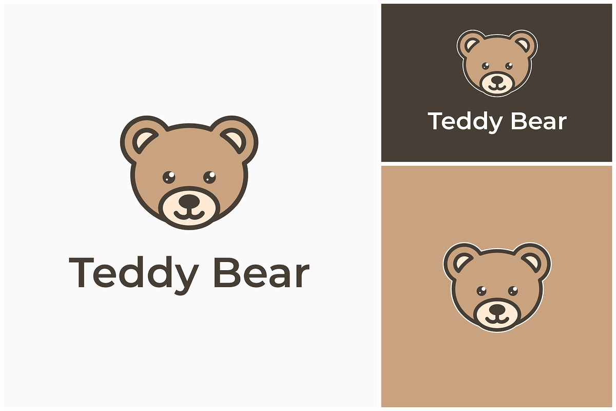 Teddy Bear Cute Logo, a Branding & Logo Template by ika trisiana