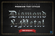 Diamond & Metal #1 - 15 Text Styles, a Layer Style Add-On by Jonas Stensgaard (Thumbnail 12 of 18)