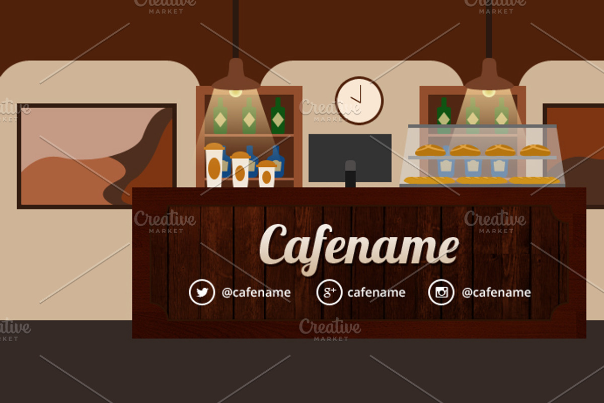 cafe facebook cover page template, a Social Media Template by NeptuneDesign (Photo 3 of 4)