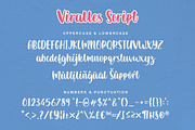 Viralles Script Font, a Script Font by nizarbagasm (Thumbnail 6 of 7)