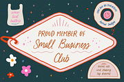 Small Business Club//Fun Font Duo, a Handwritten Font by PeachCreme (Thumbnail 15 of 16)